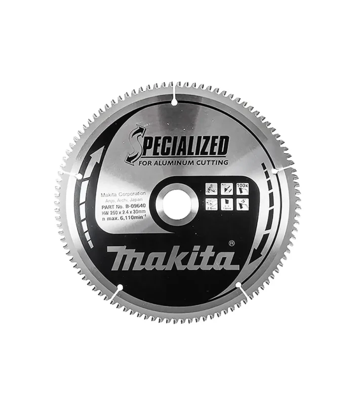 makita list / ploča za pilu specialized 250x30 100z (za aluminij) b 09640