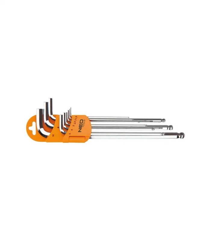 neo tools set imbus ključeva s kuglom 1.5 10 mm neo 09 515
