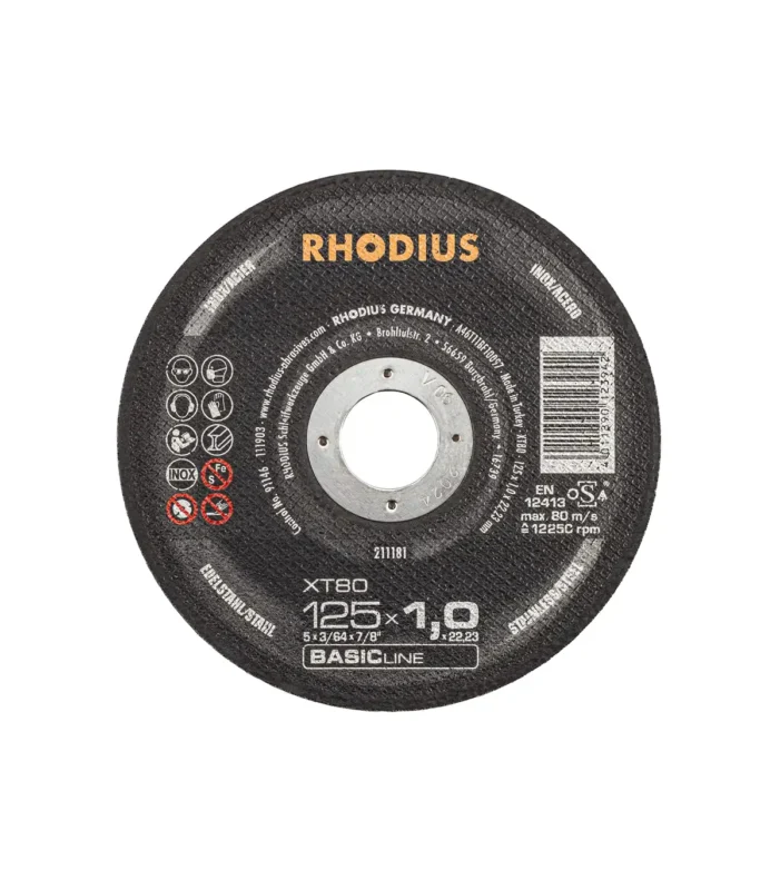 rhodius rezna ploča basicline 125x1,0x22,23 xt80 t41