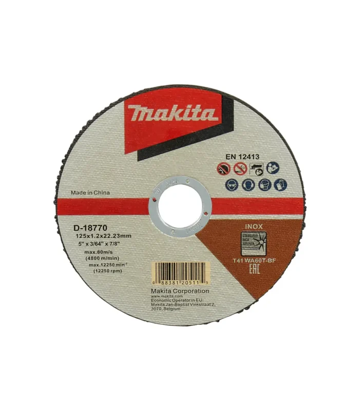 makita tanka rezna ploča 125 mm 100 komada u praktičnoj kutiji d 18770 100