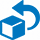 return blue icon 40x40