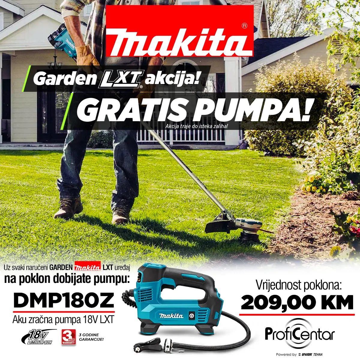 garden lxt promo pumpa gratis