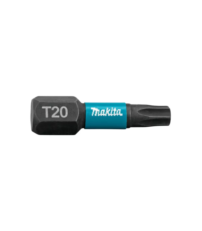 makita impact screw bit t20 25mm 2pcs c form b 63672