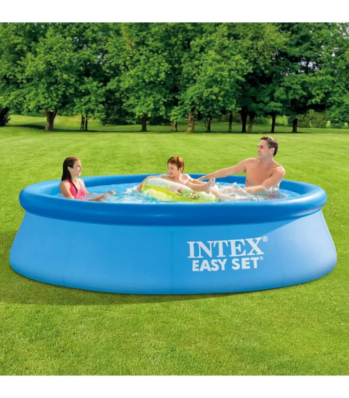intex bazen easy set® ( sa 220 240v pumpom), za uzrast 6+, 3,05 m x 76 cm